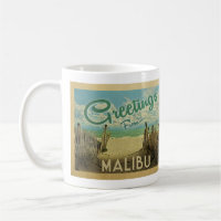 Malibu Beach Vintage Travel