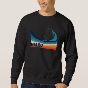 Malibu California California Retro Surf Sailing & Sweatshirt