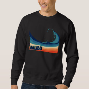 Malibu California California Retro Surf Sailing & Sweatshirt