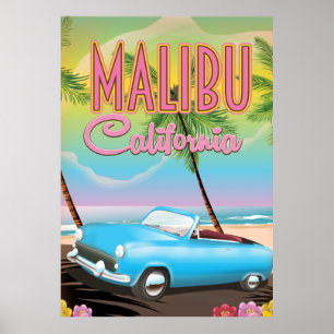Malibu California Poster