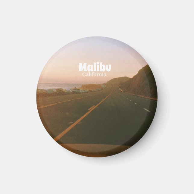 Malibu, California Road Trip  Magnet (Front)