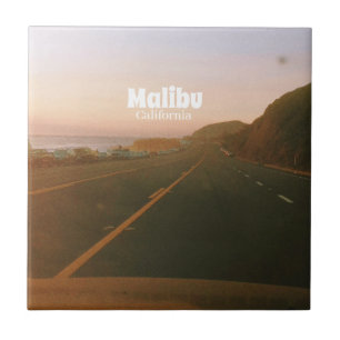 Malibu, California Road Trip Tile