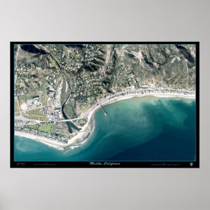Malibu, California satellite poster photo