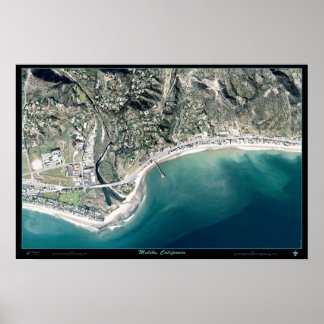 Malibu, California satellite poster photo