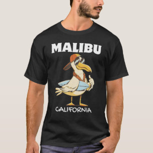 MALIBU CALIFORNIA Surf Vintage Sunset Surfing T-Shirt