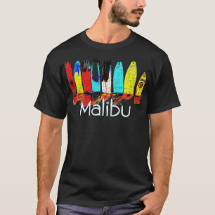 Malibu California Surfing  T-Shirt
