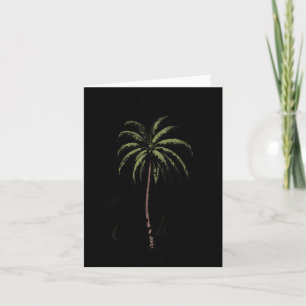 Malibu California Tropical Tree Palm Relaxed ART Card