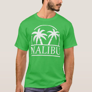 Malibu California USA Palm Trees T-Shirt