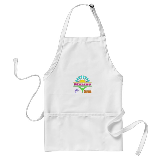 "Malibu Colourful 1" Apron (Front)