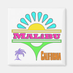 "Malibu Colourful 1" Magnet