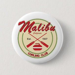 Malibu Curling Club button
