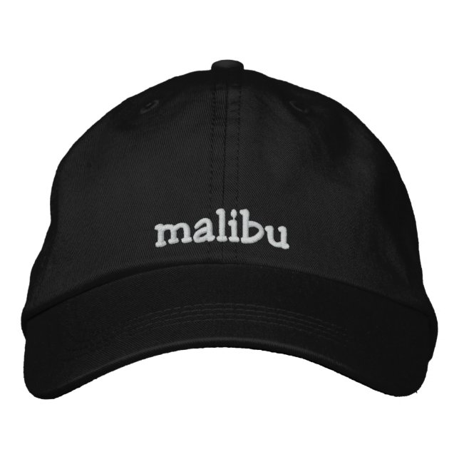 malibu embroidered hat (Front)