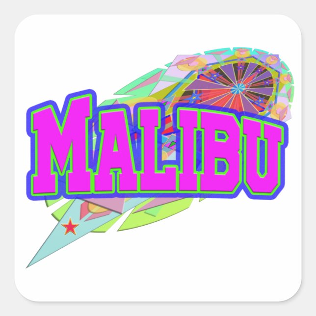 Malibu Future Sticker (Front)