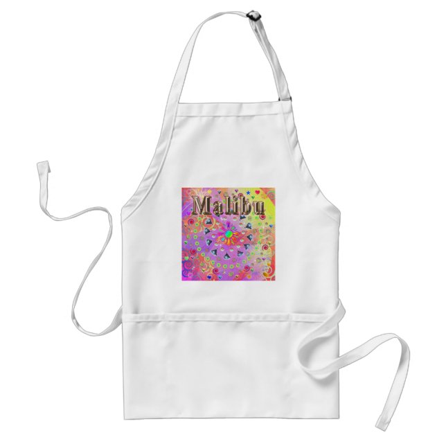Malibu Lucky Golden Apron (Front)