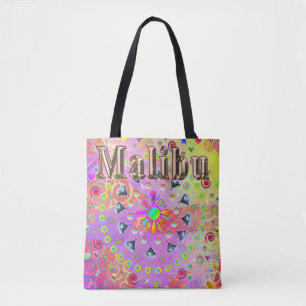 Malibu Lucky Golden Tote Bag