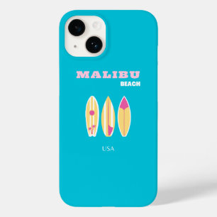 Malibu, Malibu Beach, Tropical, Preppy, Preppy Art Case-Mate iPhone 14 Case