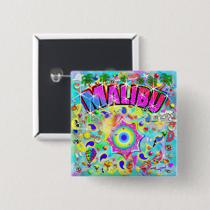 Malibu Mystic Dance 15 Cm Square Badge