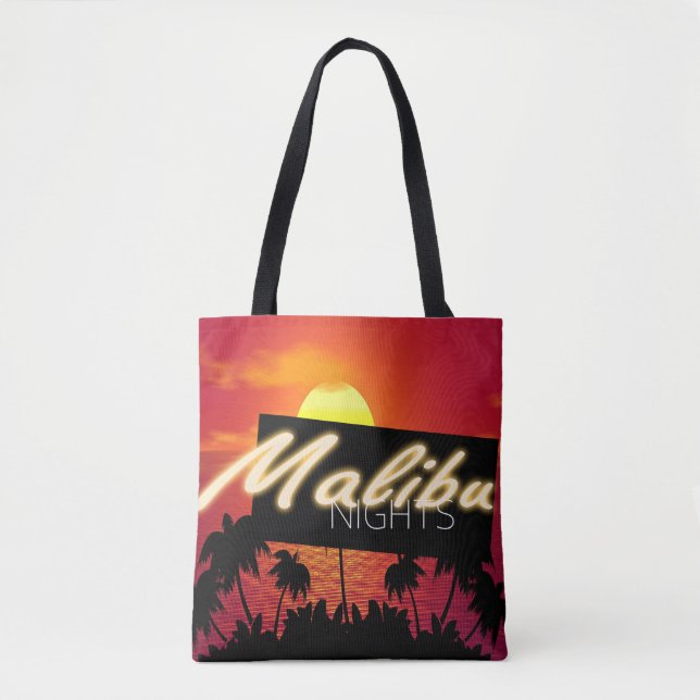 Malibu Nights Tote Bag (Front)