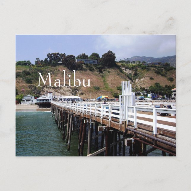 Malibu Pier, California Postcard (Front)