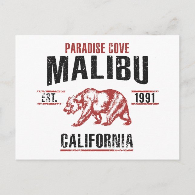 Malibu Postcard (Front)