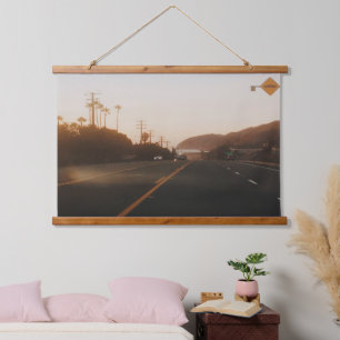 Malibu Roadtrip Hanging Tapestry