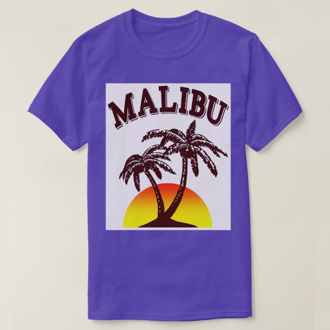Malibu Rum Gift Halloween Day Thanksgiving Christm T-Shirt (Design Front)
