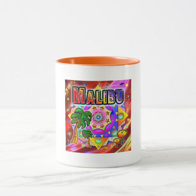 Malibu Tropical Friends Mug (Center)