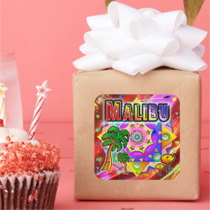Malibu Tropical Friends Sticker