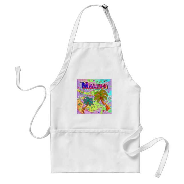 Malibu Vacation Target Apron (Front)
