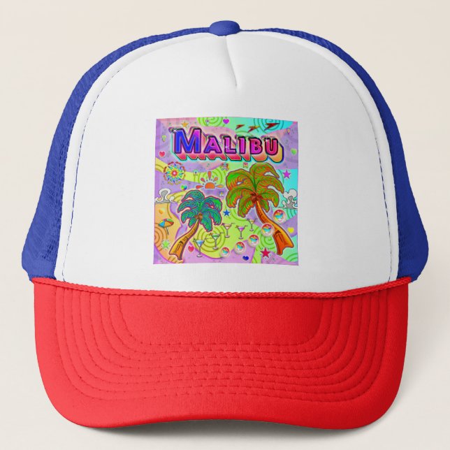 Malibu Vacation Target Hat (Front)
