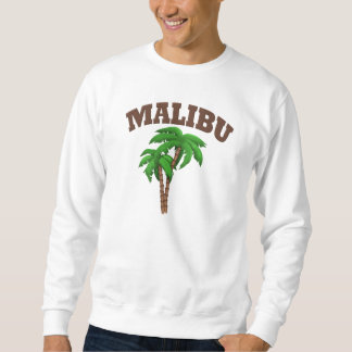 Malibu With Palm Tree Sweatshirt