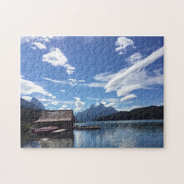 Maligne Lake Jasper Canada. Jigsaw Puzzle (Horizontal)