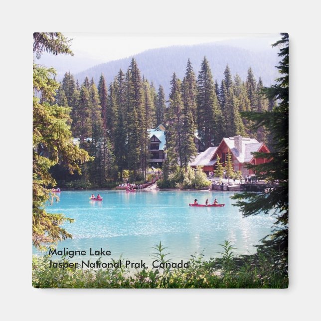 Maligne Lake/Jasper National Park,Canada Magnet (Front)