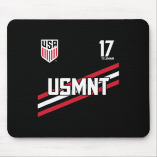 Malik Tillman 17 Navy Usmnt Officially Licensed Mouse Pad