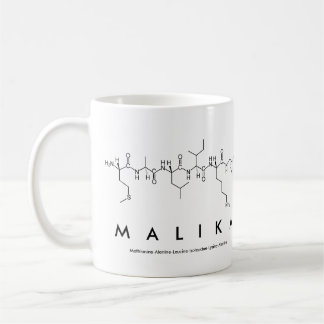 Malika peptide name mug