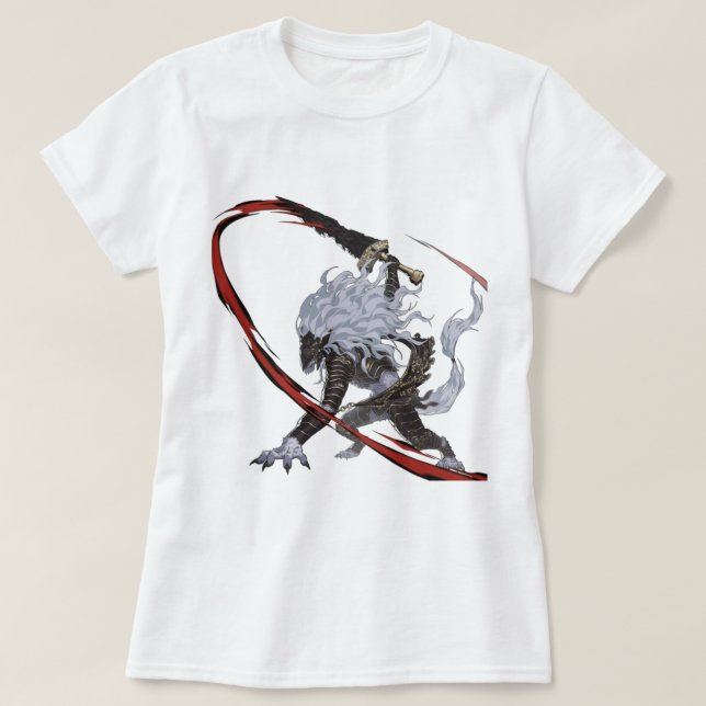 Maliketh, The Black Blade Elden Ring   T-Shirt (Design Front)