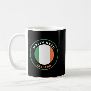 Malin Head Ireland IE Irish Heritage & Pride Flag Coffee Mug