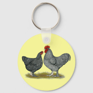 Maline Chickens Key Ring