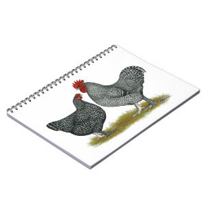 Maline Chickens Spiral Notebook