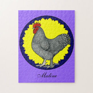 Maline Rooster Jigsaw Puzzle