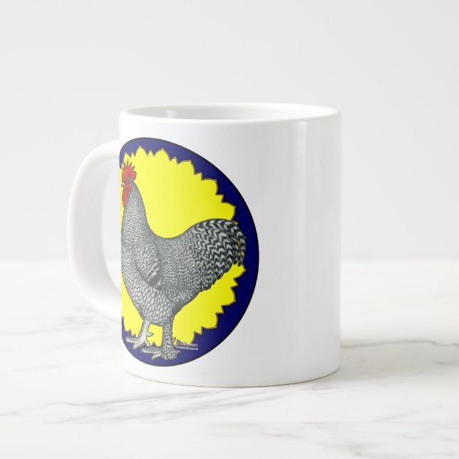Maline Rooster Large Coffee Mug (Front Left)