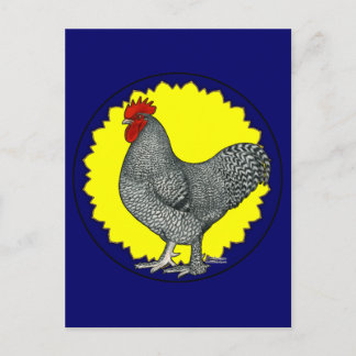 Maline Rooster Postcard