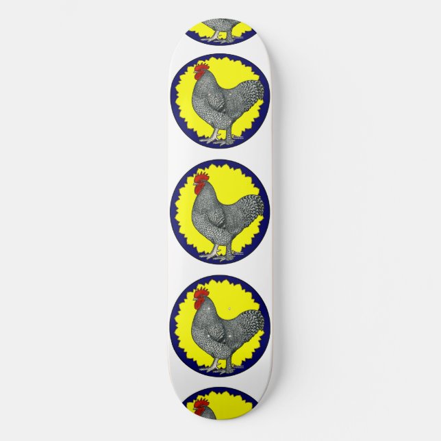 Maline Rooster Skateboard (Front)