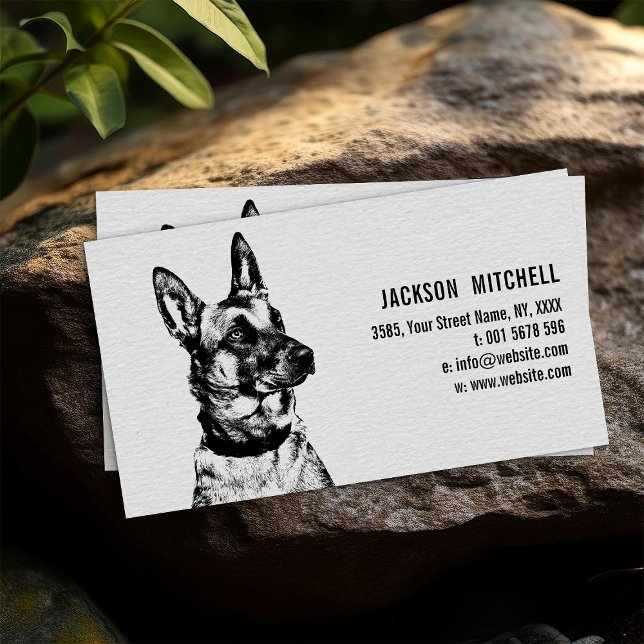 Malinois - Belgian shepherd -Mechelaar Business Card (Creator Uploaded)