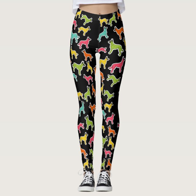 Malinois - Belgian shepherd -Mechelaar -Maligator Leggings (Front)