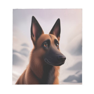 Malinois Dog Notepad