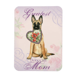 Malinois Heart Mum Magnet