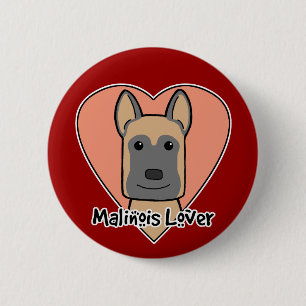 Malinois Lover 6 Cm Round Badge