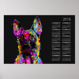 Malinois puppy-Belgian shepherd —Maligator Poster