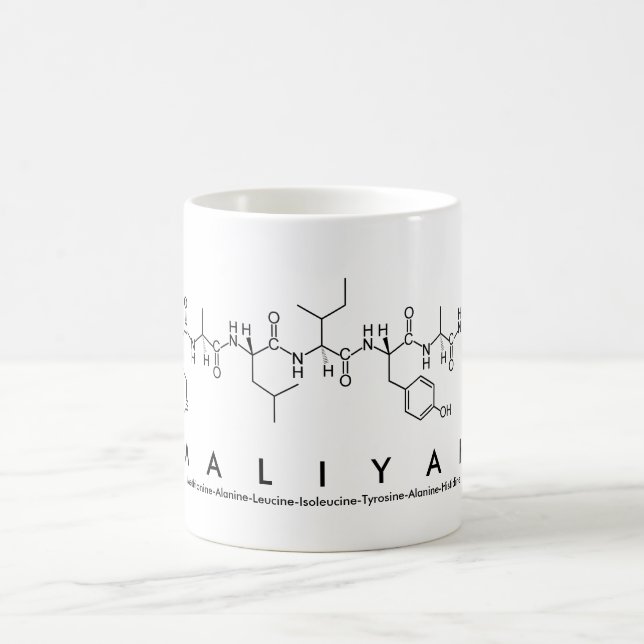 Maliyah peptide name mug (Center)